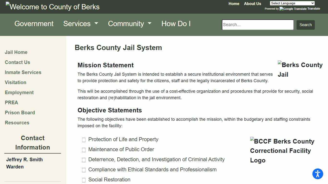 Berks County - Jail System